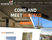 Tablet Screenshot of indesco.com.au